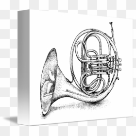 Mellophone Drawing French Horn - French Horn, HD Png Download - french horn png