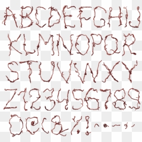 Worm Your Way Into Unusual Typography - Worm Alphabet Font, HD Png Download - worms png