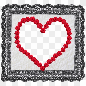Catholic Valentine's Day Ash Wednesday, HD Png Download - lace heart png