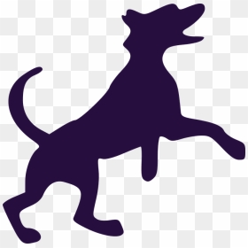 Dog Clip Art Silhouette Png, Transparent Png - jumping cat png