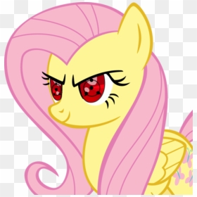 Phoenixkatfury, Fluttershy, Naruto, Safe, Sharingan, - Naruto Pony, HD Png Download - sharingan eyes png