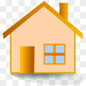 House Icon Clip Art At Clker - Gambar Rumah Kartun Simple, HD Png Download - home icon vector png
