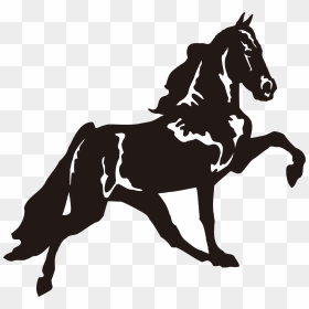 Tennessee Walking Horse Silhouette, HD Png Download - tack png