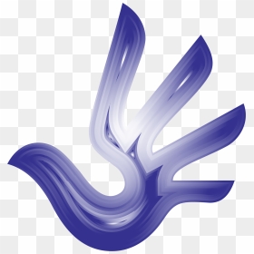 Glowing Dove Hand - Glowing Hand Png, Transparent Png - dove logo png