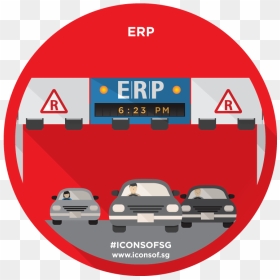 Electronic Road Pricing Icon, HD Png Download - road icon png