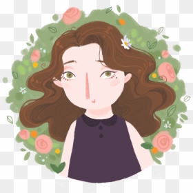 Illustration Artsy Charlotte Rose - Cartoon, HD Png Download - cartoon rose png