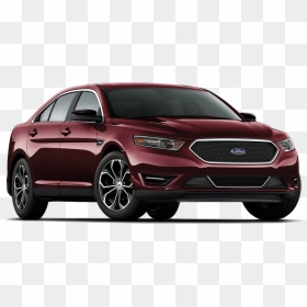 Red 2019 Ford Taurus On White - 2014 Ford Taurus Red, HD Png Download - taurus png