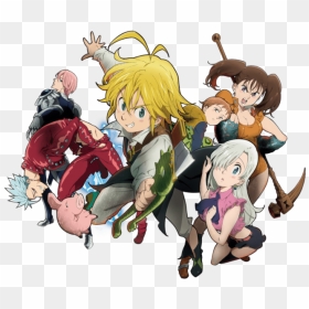 The Seven Deadly Sins Group - Seven Deadly Sins Png, Transparent Png - anime pngs