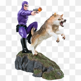 Iko1227 Phantom With Devil Statue 5 - Dog Catches Something, HD Png Download - devil eyes png