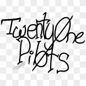 Handwritten Twenty One Pilots - Calligraphy, HD Png Download - calligraphy png