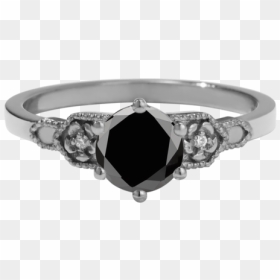 Engagement Ring, HD Png Download - black ring png