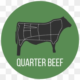 Quarter Icon-01 - Holistic, HD Png Download - cow icon png