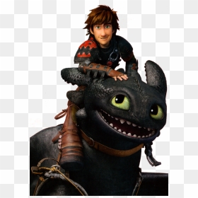 Hiccup And Toothless Transparent - Toothless How To Train Your Dragon Characters, HD Png Download - how to train your dragon png