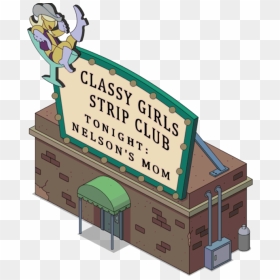 Classy Girl Strip Club Tapped Out - Cartoon, HD Png Download - club girl png