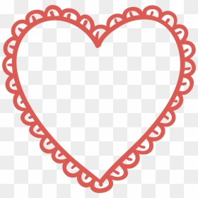 Valentines Day Heart Black And White Clip Art - Ed Edd Eddy Tattoo, HD Png Download - lace heart png