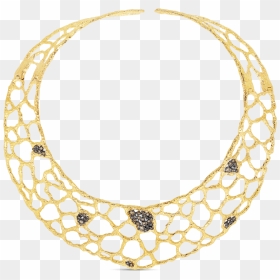 Roberto Coin Tanaquilla 18k Yellow Gold Collar With - Body Jewelry, HD Png Download - collar png