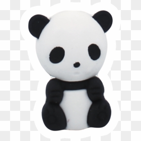 Small Cute Panda Puzzle Erasers,erasers - Teddy Bear, HD Png Download - cute panda png