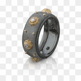 Buccellati Black Gold Ring, HD Png Download - black ring png