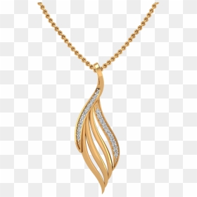 Gold Plated Chain Women, HD Png Download - gold feather png