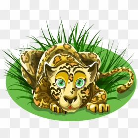 Leopard, HD Png Download - jumping cat png