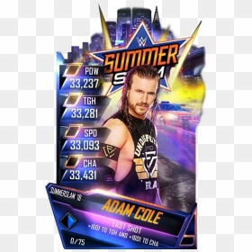 Adamcole S4 21 Summerslam18 - Wwe Supercard Summerslam 18 Cards, HD Png Download - summerslam png