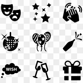 Party Icon Transparent Background, HD Png Download - birthday party png