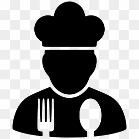 Cook - Cook Black And White, HD Png Download - cook png