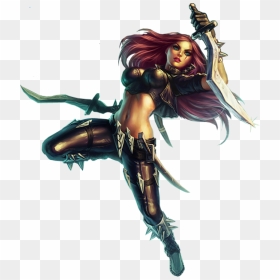 Classic Katarina Splashart New Png Image - Katarina League Of Legends Characters, Transparent Png - artwork png