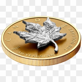 Coin, HD Png Download - canadian maple leaf png