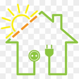 House Sun And Socket Hc - Home Solar System Icon Png, Transparent Png - home icon vector png