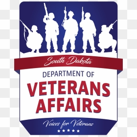 Logo - Department Of Veteran Affairs, HD Png Download - soldier salute silhouette png