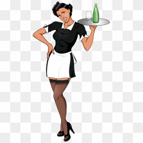 Josie Food Cart Waitress - Transparent Waitress, HD Png Download - waitress png