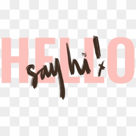Say Hi Holly Medway Photography - Say Hi To Me, HD Png Download - hi png