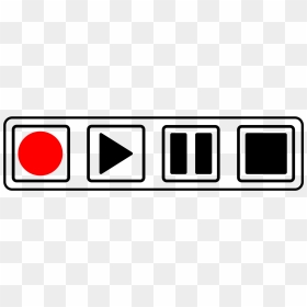 Computer Icons Button Cassette Deck Media Player Tape - Play Pause Button Png, Transparent Png - radio button png