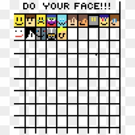 Transparent Demon Face Png - Purple Guy Pixel Art Grid, Png Download - demon face png