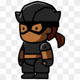 Scribblenauts Female Thief - Robber Png Scribblenauts, Transparent Png - gangster glasses png