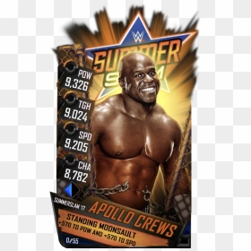 Wrestlemania Supercard Apollocrews R10 Summerslam Supercard - Wwe Supercard Finn Balor, HD Png Download - summerslam png