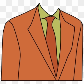 Orange Disco Suit Clip Arts - Orange Suit Clipart, HD Png Download - suit and tie png