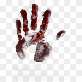 Transparent Smear Png - Dirty Handprint Texture Transparent, Png Download - mano png