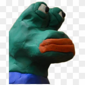 Pepe The Frog Clay, HD Png Download - sad frog png