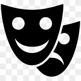 Icon Theatre Png - Black Smiley Logos, Transparent Png - theatre png