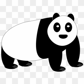 Cute Cartoon Polar Bear 18, Buy Clip Art - Giant Panda, HD Png Download - cute panda png