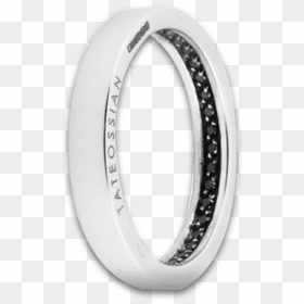 Tatesossian 18k Ring - Titanium Ring, HD Png Download - black ring png