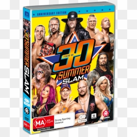 30 Years Of Summerslam - Wwe Dvd 2018, HD Png Download - summerslam png