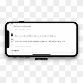 Mobile Phone, HD Png Download - radio button png