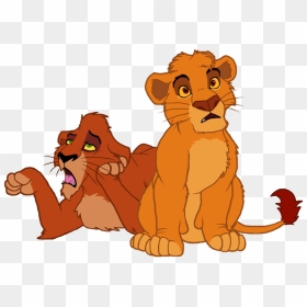 Scar And Mufsa As Cubs - Lion King Scar Cub, HD Png Download - mufasa png