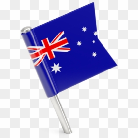 Square Flag Pin - Flag Of Australia, HD Png Download - australian flag png