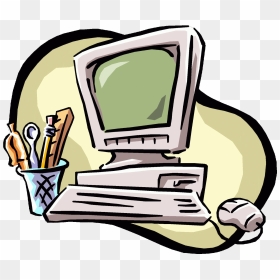 A Day In The Life Of Kat - Computer Science Cartoon, HD Png Download - computadora png