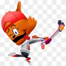 Page Ewa Scooter-tricks 900x, HD Png Download - jumping cat png