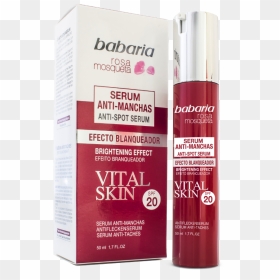 Sérum Antimanchas Efecto Blanqueador Vital Skin Spf20 - Serum Con Vitamina C Babaria, HD Png Download - manchas png